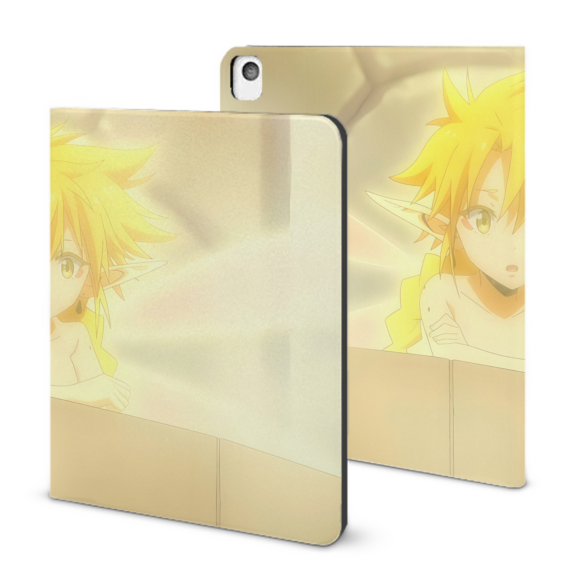 （画像用） 転スラ Regarding Reincarnated to Slime IPadケース ペンホルダー付き ブックスタイルデザイン